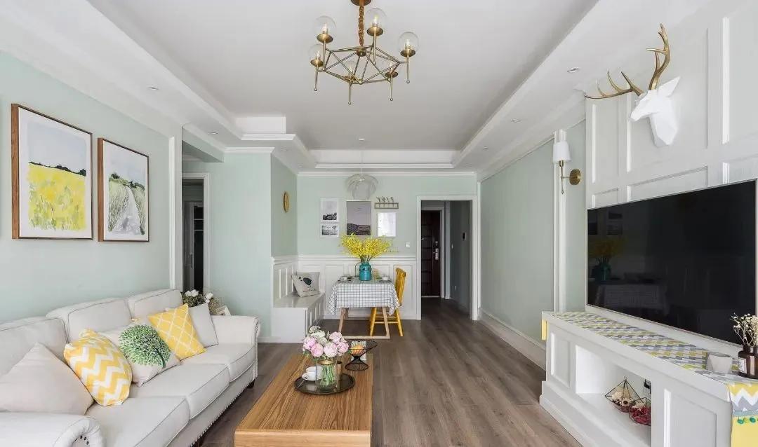 广州装修公司田园风格室内装修效果图-客厅 广州装修公司田园风格室内装修效果图-客厅