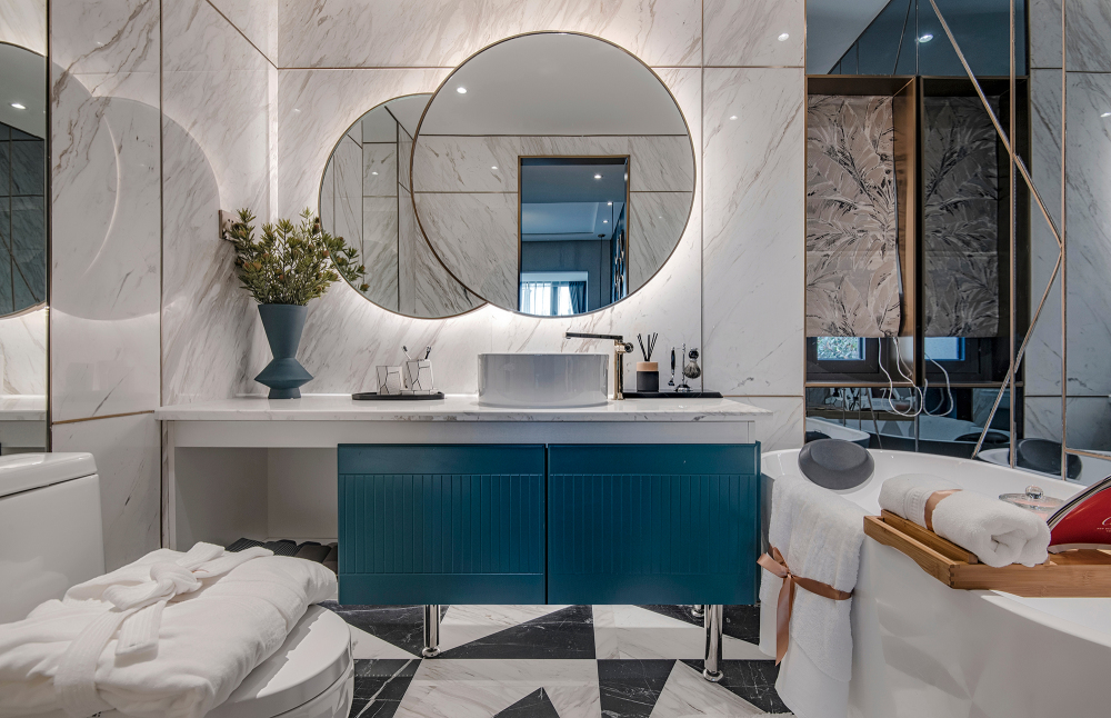 简约轻奢风格室内设计家装案例-卫生间 简约轻奢风格室内设计家装案例-卫生间