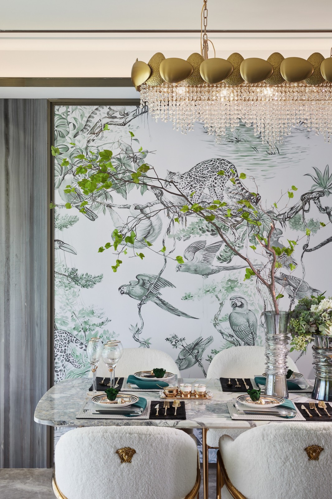 新中式风格家装设计室内装修效果图-餐厅 新中式风格家装设计室内装修效果图-餐厅