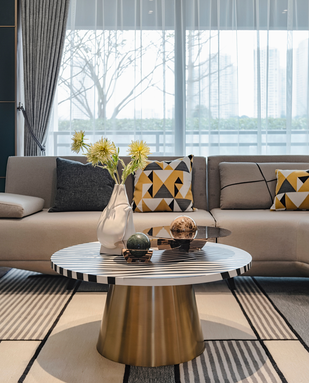 简约轻奢风格室内设计家装案例-客厅沙发 简约轻奢风格室内设计家装案例-客厅沙发