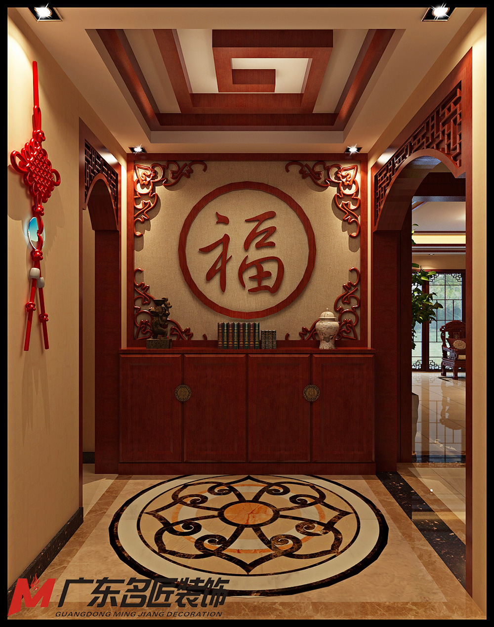 装修公司新古典风格室内装修效果图-走廊 装修公司新古典风格室内装修效果图-走廊