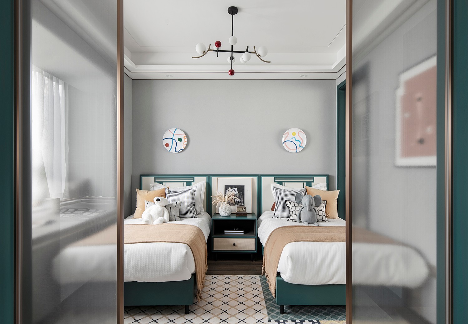 莫兰迪轻奢风格室内设计家装案例-儿童房 莫兰迪轻奢风格室内设计家装案例-儿童房